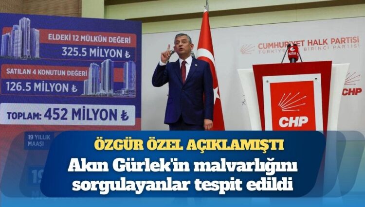 Akın Gürlek’in malvarlığını sorgulayanlar tespit edildi