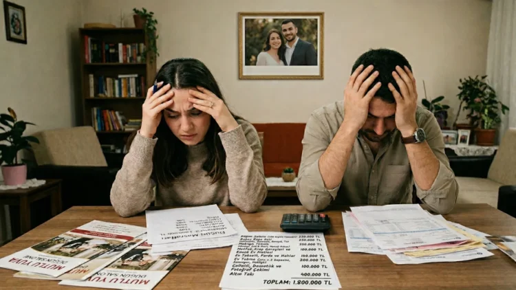 Evlilik, borç gerçeğine çarptı: Masraf 2 milyon liraya dayandı