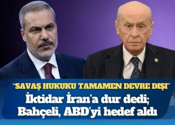 İktidar İran’a dur dedi, Bahçeli, ABD’yi hedef aldı