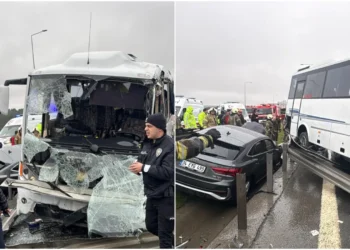 İstanbul’da zincirleme trafik kazası: 1 polis hayatını kaybetti, 16 polis memuru yaralandı