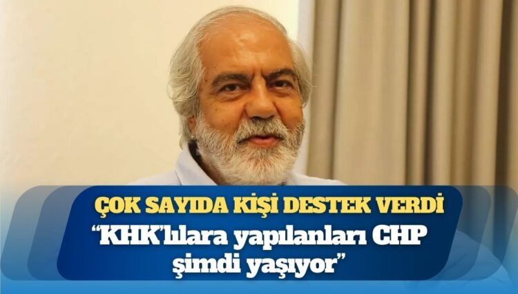 Gazeteci-yazar Mehmet Altan: “KHK’lılara yapılanları CHP şimdi yaşıyor. Keşke o zaman sadece ‘hukuk’ savunulsaydı”
