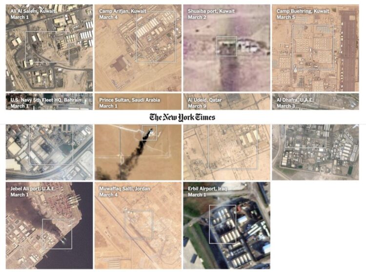 NY Times yazdı: İran 17 ABD üssünü yerle bir etti