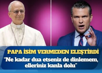 ABD Savunma Bakanı ‘şiddet duası’ etmişti; Papa 14. Leo isim vermeden eleştirdi: Ne kadar dua etseniz de dinlemem, elleriniz kanla dolu