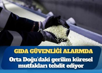 Orta Doğu’daki gerilim küresel mutfakları tehdit ediyor: Gıda güvenliği alarmda