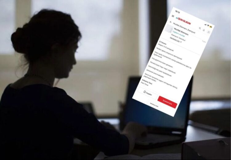 Skandal iş ilanı: Patronla haşır neşir olacak personel