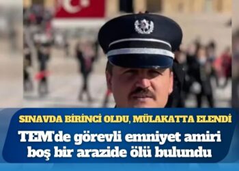 Emniyet amiri canına kıydı: Sınavda birinci oldu, mülakatta elendi