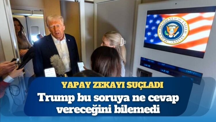 Gözlerini kaçırdı, başka soru istedi: Trump bu soruya cevap veremedi
