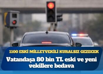 Eski vekillere kırmızı ışıkta geçme hakkı tanındı