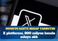 X platformu, 800 milyon hesabı askıya aldı