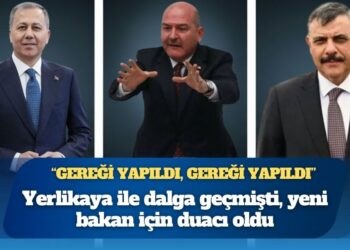 Yerlikaya ile dalga geçmişti, yeni bakan için duacı oldu