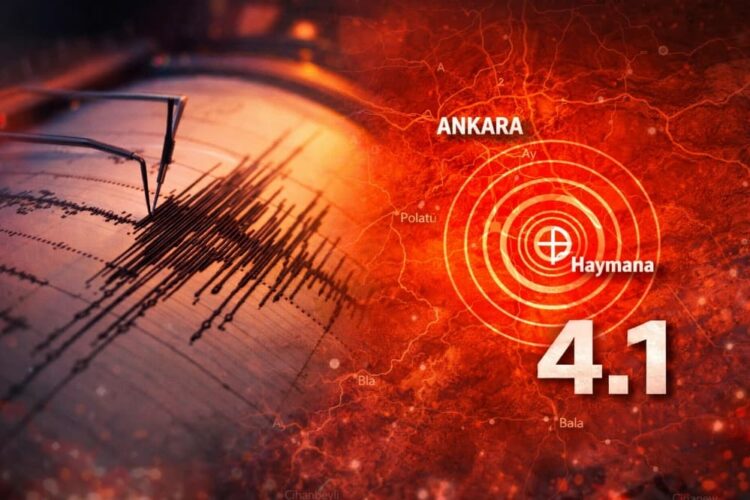 Ankara’da 4,1 büyüklüğünde deprem