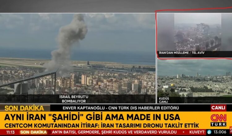 CNN Türk’ün ‘Tel Aviv’ diye verdiği görüntü Maraş çıktı