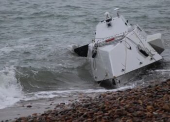 Ordu’da kıyıya vuran insansız deniz aracı imha edildi