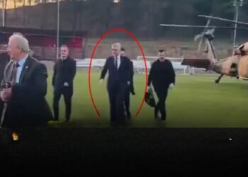 Bakan Memişoğlu belediye iftarına helikopterle indi, helikopterle de ayrıldı