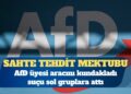 AfD üyesi aracını kundakladı suçu sol gruplara attı