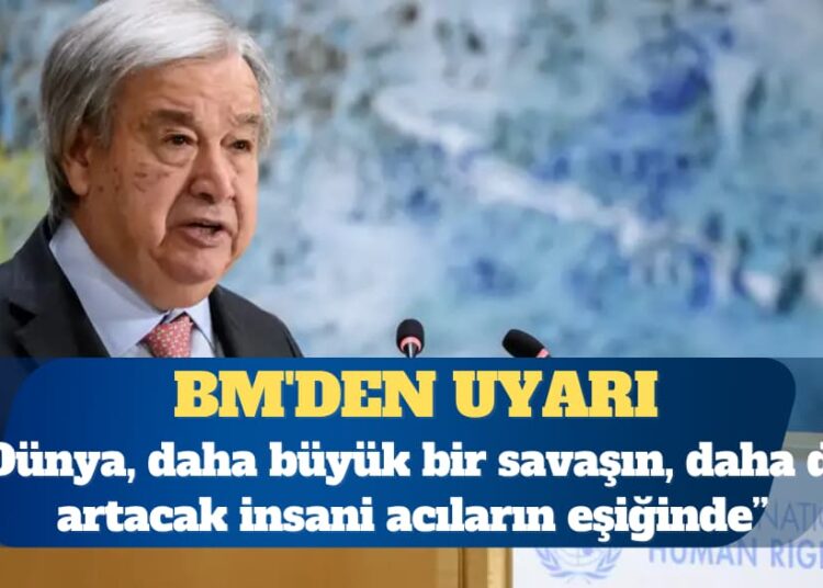 BM’den uyarı: Ortadoğu’da savaş kontrolden çıktı