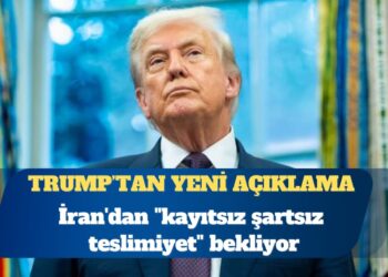 Trump İran’dan “kayıtsız şartsız teslimiyet” bekliyor